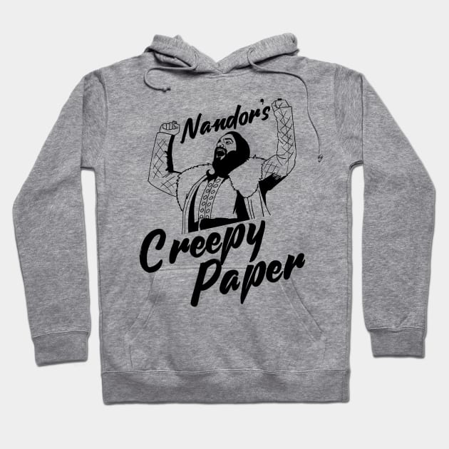 Nandor's Creepy Paper Hoodie by Meta Cortex